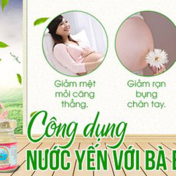 BÀ BẦU UỐNG NƯỚC YẾN ĐƯỢC KHÔNG